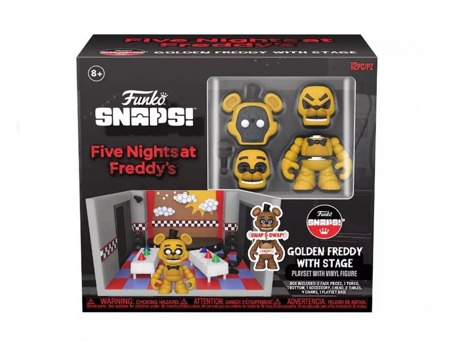 Funko Snaps! Five Nights Freddys Play Set Gold - Freddy 64923